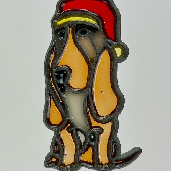 Handmade Sun Catchers Christmas Ornaments 15 Wreath Christmas Tree Train Angel - Picture 8 of 14